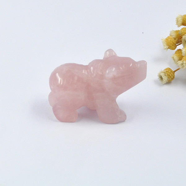 PandaHall Natural Rose Quartz Carved Bear Display Decorations, Statue Crafts for Home Decoration, 38x20x25mm Rose Quartz Bear
PandaHall Natural Rose Quartz Carved Bear Display Decorations, Statue Crafts for Home Decoration, 38x20x25mm Rose Quartz Bear