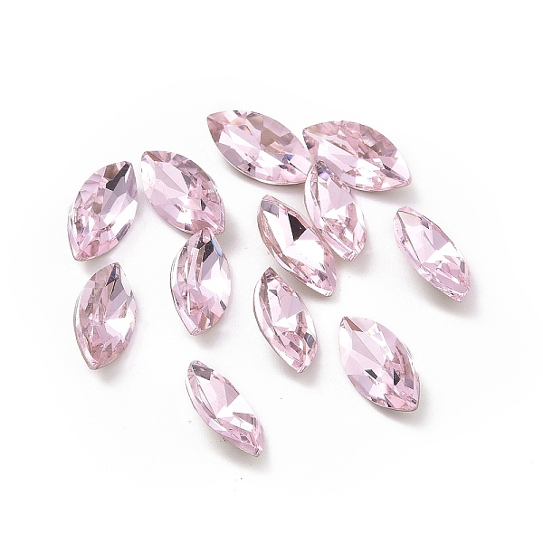 PandaHall Glass Rhinestone Cabochons, Pointed Back & Silver Back Plated, Horse Eye, Light Rose, 10x5x3mm Glass Rhinestone Horse Eye Pink
PandaHall Glass Rhinestone Cabochons, Pointed Back & Silver Back Plated, Horse Eye, Light Rose, 10x5x3mm Glass Rhinestone Horse Eye Pink