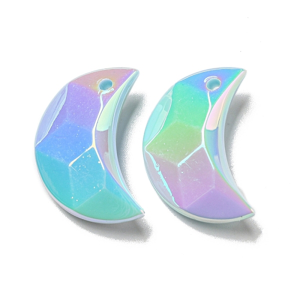 PandaHall UV Plating Acrylic Pendants, Faceted, Moon, Light Blue, 29x19x9mm, Hole: 2.5mm Acrylic Moon
PandaHall UV Plating Acrylic Pendants, Faceted, Moon, Light Blue, 29x19x9mm, Hole: 2.5mm Acrylic Moon