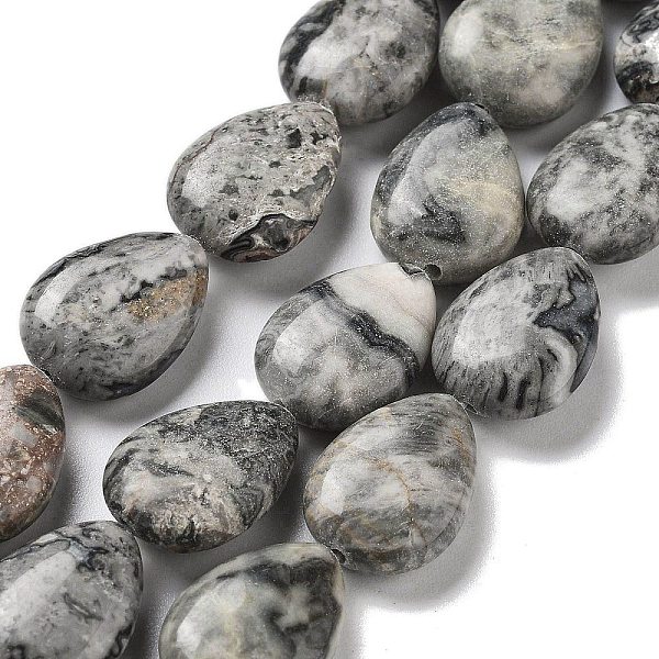 PandaHall Natural Map Stone/Polychrome Jasper/Picasso Stone/Picasso Jasper Beads Strands, Flat Teardrop, 17.5~18x13~13.5x6mm, Hole...
PandaHall Natural Map Stone/Polychrome Jasper/Picasso Stone/Picasso Jasper Beads Strands, Flat Teardrop, 17.5~18x13~13.5x6mm, Hole...