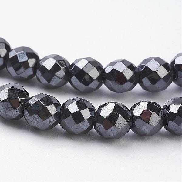 PandaHall Non-Magnetic Synthetic Hematite Beads Strands, 64 Faceted, Round, Black, about 8mm in diameter, hole:1mm, 51pcs/strand, 16 inch...
PandaHall Non-Magnetic Synthetic Hematite Beads Strands, 64 Faceted, Round, Black, about 8mm in diameter, hole:1mm, 51pcs/strand, 16 inch...