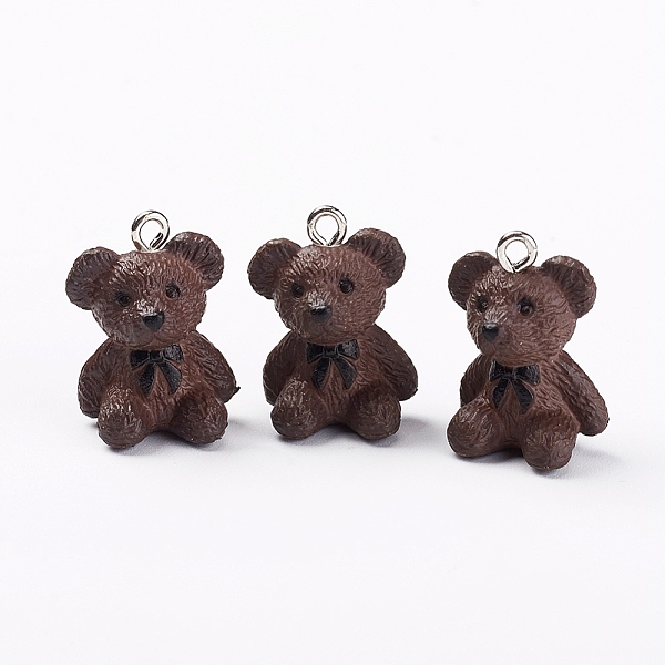 PandaHall Resin Pendants, with Platinum Plated Iron Loop, Textured, Bear, Black, 22x15.5x11mm, Hole: 1.5mm Iron+Resin Bear Black
PandaHall Resin Pendants, with Platinum Plated Iron Loop, Textured, Bear, Black, 22x15.5x11mm, Hole: 1.5mm Iron+Resin Bear Black