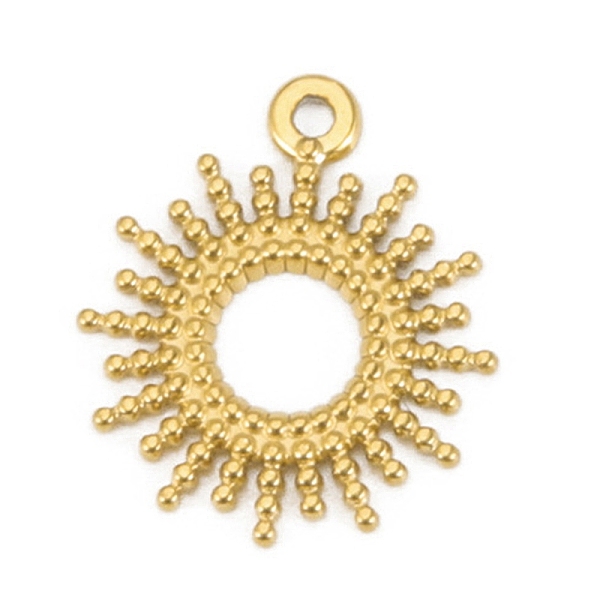 PandaHall Stainless Steel Pendant, Sun Charms, Golden, 15x12.1mm Stainless Steel Sun
PandaHall Stainless Steel Pendant, Sun Charms, Golden, 15x12.1mm Stainless Steel Sun