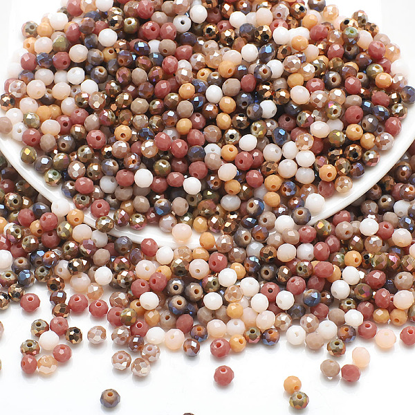 PandaHall Electroplate Glass Beads, Faceted, Round, Camel, 4x3.5mm, Hole: 1mm Glass Round Brown
PandaHall Electroplate Glass Beads, Faceted, Round, Camel, 4x3.5mm, Hole: 1mm Glass Round Brown