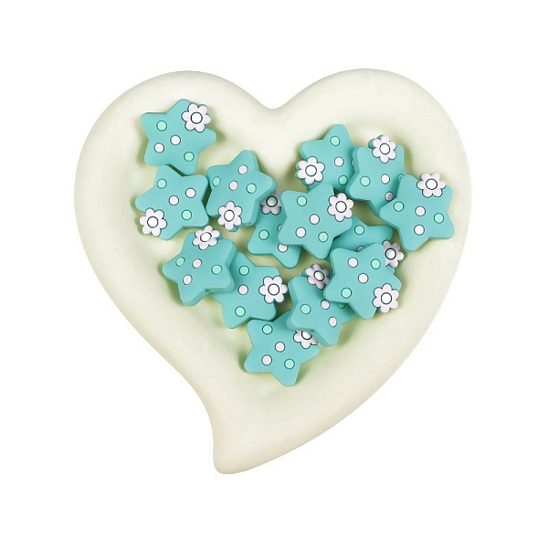 PandaHall Star Food Grade Eco-Friendly Silicone Beads, Chewing Beads For Teethers, DIY Nursing Necklaces Making, Turquoise, 27x27mm Silicone..., Green
PandaHall Star Food Grade Eco-Friendly Silicone Beads, Chewing Beads For Teethers, DIY Nursing Necklaces Making, Turquoise, 27x27mm Silicone..., Green