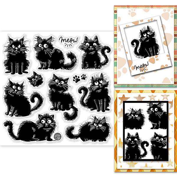 PandaHall GLOBLELAND Black Cat Clear Stamps for Cards Making Long-haired Cats Silicone Clear Stamp Seals 5.91x5.91inch Transparent Stamps...
PandaHall GLOBLELAND Black Cat Clear Stamps for Cards Making Long-haired Cats Silicone Clear Stamp Seals 5.91x5.91inch Transparent Stamps...