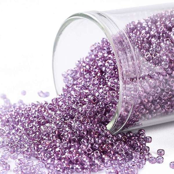 PandaHall TOHO Round Seed Beads, Japanese Seed Beads, (205) Gold Luster Dark Amethyst, 15/0, 1.5mm, Hole: 0.7mm, about 3000pcs/bottle..., Purple
PandaHall TOHO Round Seed Beads, Japanese Seed Beads, (205) Gold Luster Dark Amethyst, 15/0, 1.5mm, Hole: 0.7mm, about 3000pcs/bottle..., Purple