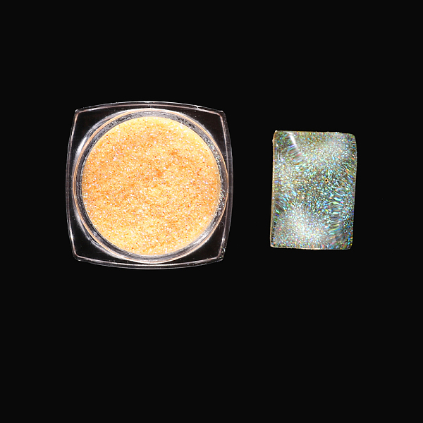 PandaHall Nail Art Luminous Powder, Shining Nail Art Decoration Accessories, Moccasin, 0.1~0.5x0.1~0.5mm, about 0.7g/box Metal Others Orange 
PandaHall Nail Art Luminous Powder, Shining Nail Art Decoration Accessories, Moccasin, 0.1~0.5x0.1~0.5mm, about 0.7g/box Metal Others Orange