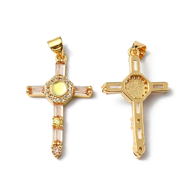 PandaHall Rack Plating Brass Micro Pave Cubic Zirconia Pendants, Cadmium Free & Lead Free, Long-Lasting Plated, Real 18K Gold Plated, Cross..., Brown
PandaHall Rack Plating Brass Micro Pave Cubic Zirconia Pendants, Cadmium Free & Lead Free, Long-Lasting Plated, Real 18K Gold Plated, Cross..., Brown