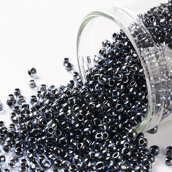 PandaHall TOHO Round Seed Beads, Japanese Seed Beads, (362) Crystal Navy Blue Lined Luster, 11/0, 2.2mm, Hole: 0.8mm, about 5555pcs/50g...
PandaHall TOHO Round Seed Beads, Japanese Seed Beads, (362) Crystal Navy Blue Lined Luster, 11/0, 2.2mm, Hole: 0.8mm, about 5555pcs/50g...