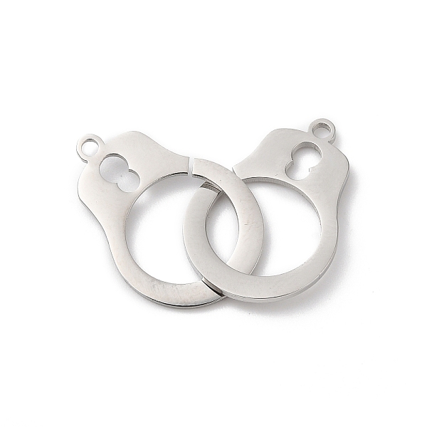 PandaHall 304 Stainless Steel Pendants, Pair of Handcuffs Charm, Stainless Steel Color, 32x14x2mm, Hole: 1.4mm 304 Stainless Steel Others
PandaHall 304 Stainless Steel Pendants, Pair of Handcuffs Charm, Stainless Steel Color, 32x14x2mm, Hole: 1.4mm 304 Stainless Steel Others