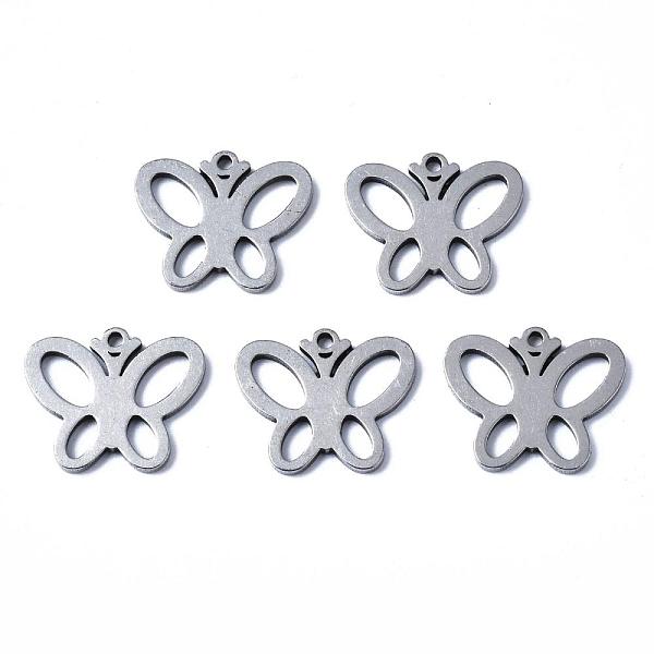 PandaHall 304 Stainless Steel Charms, Laser Cut, Butterfly, Stainless Steel Color, 12x15x1mm, Hole: 1mm 304 Stainless Steel Butterfly
PandaHall 304 Stainless Steel Charms, Laser Cut, Butterfly, Stainless Steel Color, 12x15x1mm, Hole: 1mm 304 Stainless Steel Butterfly