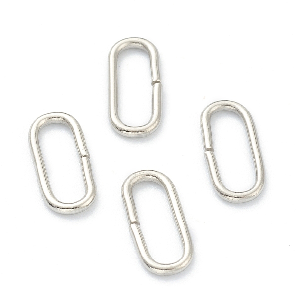 PandaHall 304 Stainless Steel Quick Link Connectors, Rectangle Oval, Stainless Steel Color, 13x6x1.2mm, Inner Diameter: 11x3.5mm 304...
PandaHall 304 Stainless Steel Quick Link Connectors, Rectangle Oval, Stainless Steel Color, 13x6x1.2mm, Inner Diameter: 11x3.5mm 304...