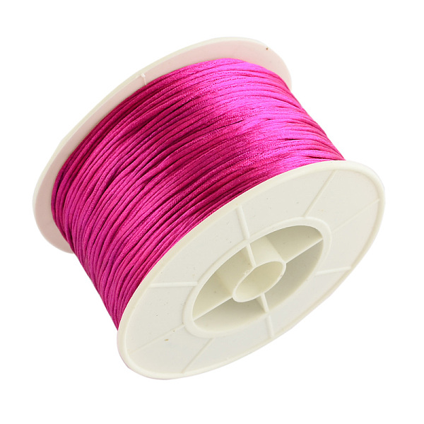 PandaHall Round Nylon Thread, Rattail Satin Cord, for Chinese Knot Making, Magenta, 1mm, 100yards/roll Nylon Pink
PandaHall Round Nylon Thread, Rattail Satin Cord, for Chinese Knot Making, Magenta, 1mm, 100yards/roll Nylon Pink