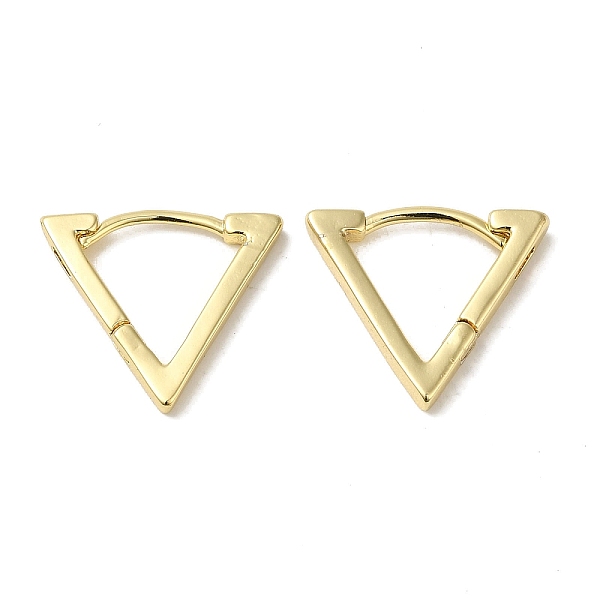 PandaHall Brass Huggie Hoop Earrings for Women, Real 18K Gold Plated, Triangle, 17x2mm Brass Triangle
PandaHall Brass Huggie Hoop Earrings for Women, Real 18K Gold Plated, Triangle, 17x2mm Brass Triangle