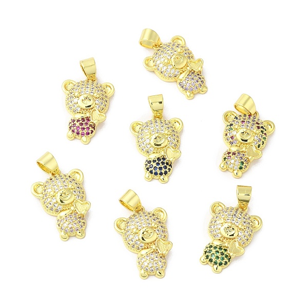 PandaHall Rack Plating Brass Pave Cubic Zirconia Pendants, Bear Charms, Long-Lasting Plated, Cadmium Free & Lead Free, Real 18K Gold Plated..., Multicolor
PandaHall Rack Plating Brass Pave Cubic Zirconia Pendants, Bear Charms, Long-Lasting Plated, Cadmium Free & Lead Free, Real 18K Gold Plated..., Multicolor