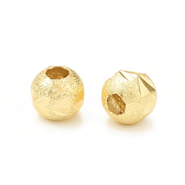 PandaHall Brass Beads, Round, Real 18K Gold Plated, 5x4.5mm, Hole: 2mm Brass Round
PandaHall Brass Beads, Round, Real 18K Gold Plated, 5x4.5mm, Hole: 2mm Brass Round