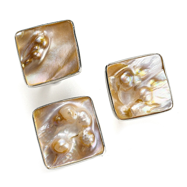 PandaHall Freshwater Shell with Pearl Adjustable Finger Rings for Girl Women, Platinum Brass Rings, Square, 4mm, Inner Diameter: 18mm...
PandaHall Freshwater Shell with Pearl Adjustable Finger Rings for Girl Women, Platinum Brass Rings, Square, 4mm, Inner Diameter: 18mm...