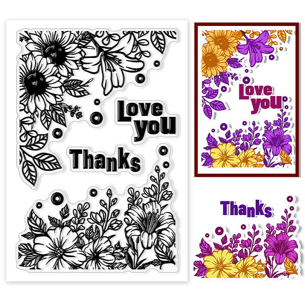 PandaHall Custom PVC Plastic Clear Stamps, for DIY Scrapbooking, Photo Album Decorative, Cards Making, Flower, 160x110mm Plastic Flower
PandaHall Custom PVC Plastic Clear Stamps, for DIY Scrapbooking, Photo Album Decorative, Cards Making, Flower, 160x110mm Plastic Flower