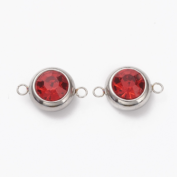 PandaHall Stainless Steel Color Plated 304 Stainless Steel Pave Cubic Zirconia Links Connectors, Flat Round, Red, 18x12x7mm, Hole: 2mm 304...
PandaHall Stainless Steel Color Plated 304 Stainless Steel Pave Cubic Zirconia Links Connectors, Flat Round, Red, 18x12x7mm, Hole: 2mm 304...