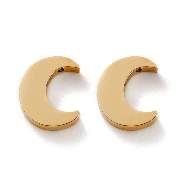 PandaHall Ion Plating(IP) 304 Stainless Steel Charms, Moon, Golden, 10.4x8.6x3mm, Hole: 1.8mm 304 Stainless Steel Moon
PandaHall Ion Plating(IP) 304 Stainless Steel Charms, Moon, Golden, 10.4x8.6x3mm, Hole: 1.8mm 304 Stainless Steel Moon