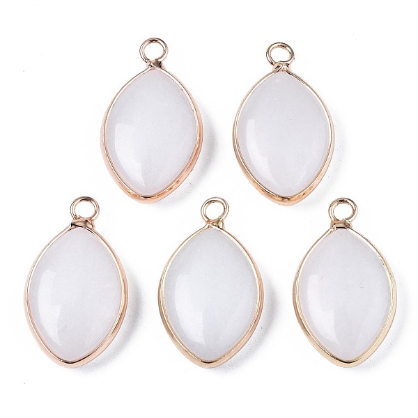PandaHall Natural White Jade Pendants, with Golden Plated Brass Edge and Loop, Horse Eye, 25x14x5.5mm, Hole: 2.5mm White Jade Horse Eye
PandaHall Natural White Jade Pendants, with Golden Plated Brass Edge and Loop, Horse Eye, 25x14x5.5mm, Hole: 2.5mm White Jade Horse Eye