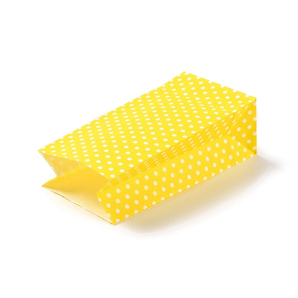 PandaHall Rectangle Kraft Paper Bags, None Handles, Gift Bags, Polka Dot Pattern, Yellow, 9.1x5.8x17.9cm Paper Polka Dot Yellow
PandaHall Rectangle Kraft Paper Bags, None Handles, Gift Bags, Polka Dot Pattern, Yellow, 9.1x5.8x17.9cm Paper Polka Dot Yellow