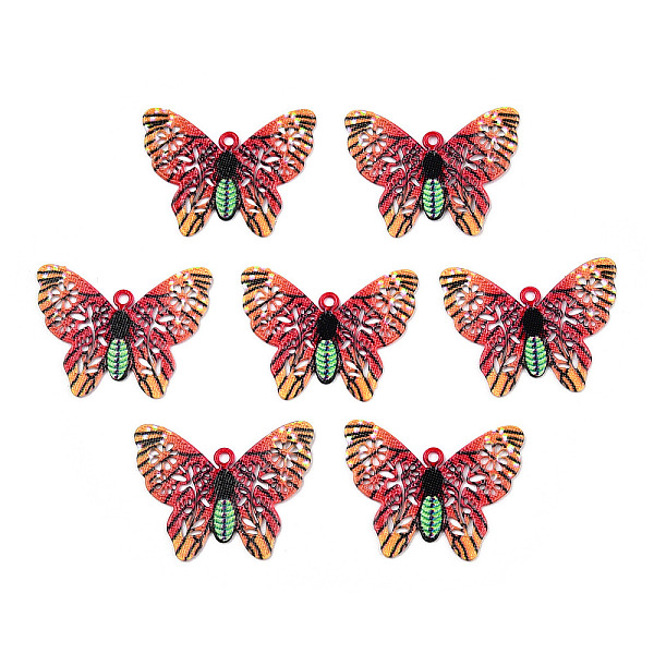 PandaHall Spray Painted 430 Stainless Steel Filigree Pendants, Butterfly Charm, Coral, 16x20x0.5mm, Hole: 1mm 430 Stainless Steel Butterfly..., Red
PandaHall Spray Painted 430 Stainless Steel Filigree Pendants, Butterfly Charm, Coral, 16x20x0.5mm, Hole: 1mm 430 Stainless Steel Butterfly..., Red