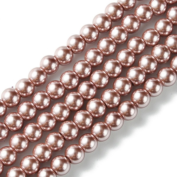 PandaHall Eco-Friendly Dyed Glass Pearl Beads Strands, Grade A, Round, Cotton Cord Threaded, Rosy Brown, 6mm, Hole: 1.2~1.5mm, about...
PandaHall Eco-Friendly Dyed Glass Pearl Beads Strands, Grade A, Round, Cotton Cord Threaded, Rosy Brown, 6mm, Hole: 1.2~1.5mm, about...