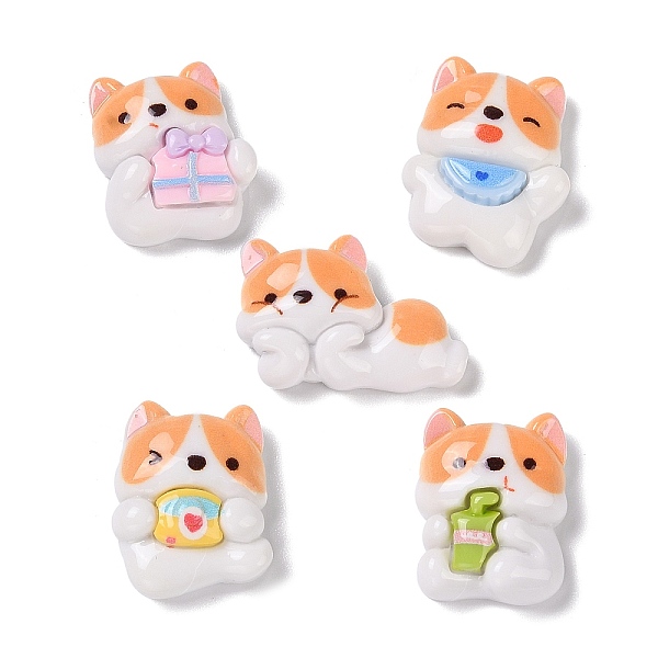 PandaHall Opaque Reisn Puppy Cabochons, Dog, Mixed Color, 19~25x18~28x7.5~9mm Resin Dog Multicolor
PandaHall Opaque Reisn Puppy Cabochons, Dog, Mixed Color, 19~25x18~28x7.5~9mm Resin Dog Multicolor