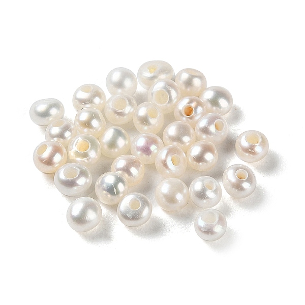 PandaHall Natural Cultured Freshwater Pearl Beads, Half Drilled Hole, Round, Floral White, 2~2.5x1.5~2mm, Hole: 0.7mm Pearl Round
PandaHall Natural Cultured Freshwater Pearl Beads, Half Drilled Hole, Round, Floral White, 2~2.5x1.5~2mm, Hole: 0.7mm Pearl Round