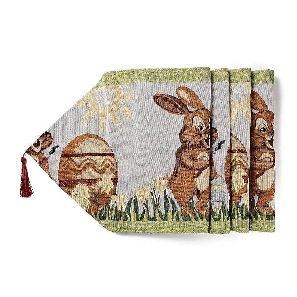 PandaHall Easter Theme Rabbit Polyester & Non-woven Fabric Knitted Table Runners, Placemats for Dining Table Decoration, Peru..., Brown
PandaHall Easter Theme Rabbit Polyester & Non-woven Fabric Knitted Table Runners, Placemats for Dining Table Decoration, Peru..., Brown