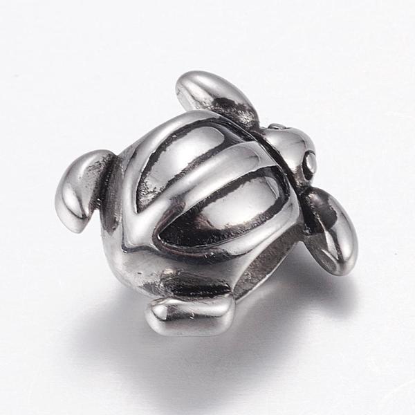 PandaHall 304 Stainless Steel European Beads, Large Hole Beads, Tortoise, Antique Silver, 14.5x14.5x9mm, Hole: 5mm 304 Stainless Steel...
PandaHall 304 Stainless Steel European Beads, Large Hole Beads, Tortoise, Antique Silver, 14.5x14.5x9mm, Hole: 5mm 304 Stainless Steel...