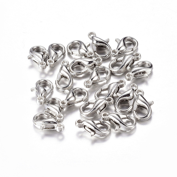 PandaHall Zinc Alloy Lobster Claw Clasps, Cadmium Free & Nickel Free & Lead Free, Platinum, 10x6mm, Hole: 1mm Alloy Others
PandaHall Zinc Alloy Lobster Claw Clasps, Cadmium Free & Nickel Free & Lead Free, Platinum, 10x6mm, Hole: 1mm Alloy Others