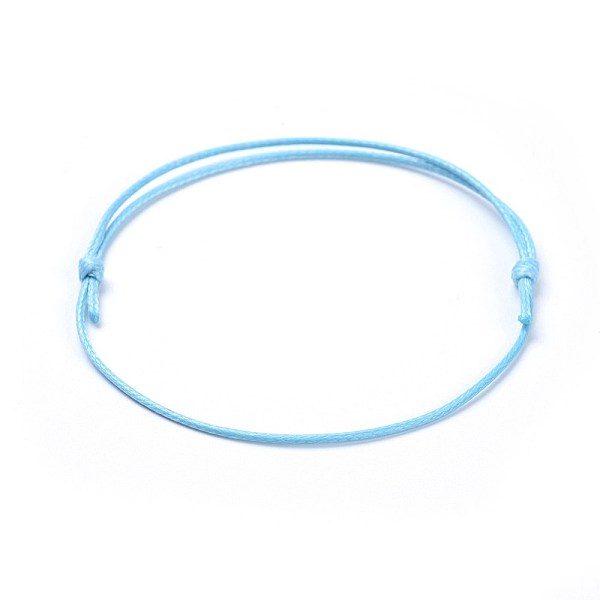 PandaHall Eco-Friendly Korean Waxed Polyester Cord Bracelet Making, Light Sky Blue, 10-5/8 inch~11 inch(27~28cm), 1mm Waxed Polyester Cord...
PandaHall Eco-Friendly Korean Waxed Polyester Cord Bracelet Making, Light Sky Blue, 10-5/8 inch~11 inch(27~28cm), 1mm Waxed Polyester Cord...