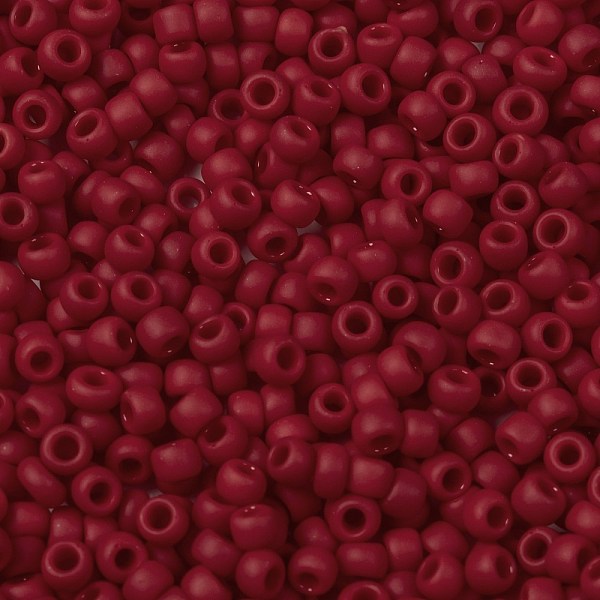 PandaHall TOHO Round Seed Beads, Japanese Seed Beads, (45F) Opaque Frost Pepper Red, 8/0, 3mm, Hole: 1mm, about 222pcs/10g Glass Red
PandaHall TOHO Round Seed Beads, Japanese Seed Beads, (45F) Opaque Frost Pepper Red, 8/0, 3mm, Hole: 1mm, about 222pcs/10g Glass Red