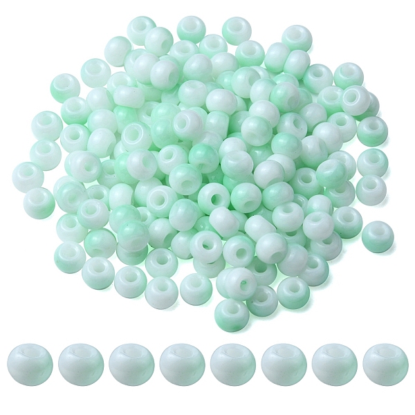 PandaHall 6/0 Opaque Glass Seed Beads, Round Hole, Rondelle, Light Green, 4~4.5x3~4mm, Hole: 0.8~1.5mm, 10g/box Glass Rondelle
PandaHall 6/0 Opaque Glass Seed Beads, Round Hole, Rondelle, Light Green, 4~4.5x3~4mm, Hole: 0.8~1.5mm, 10g/box Glass Rondelle