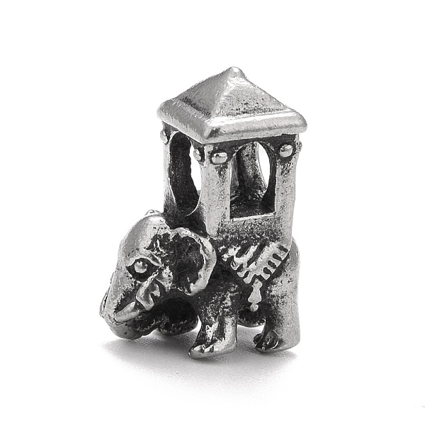 PandaHall 304 Stainless Steel European Beads, Large Hole Beads, Elephant, Antique Silver, 17.5x8x12.5mm, Hole: 4.4mm 304 Stainless Steel...
PandaHall 304 Stainless Steel European Beads, Large Hole Beads, Elephant, Antique Silver, 17.5x8x12.5mm, Hole: 4.4mm 304 Stainless Steel...