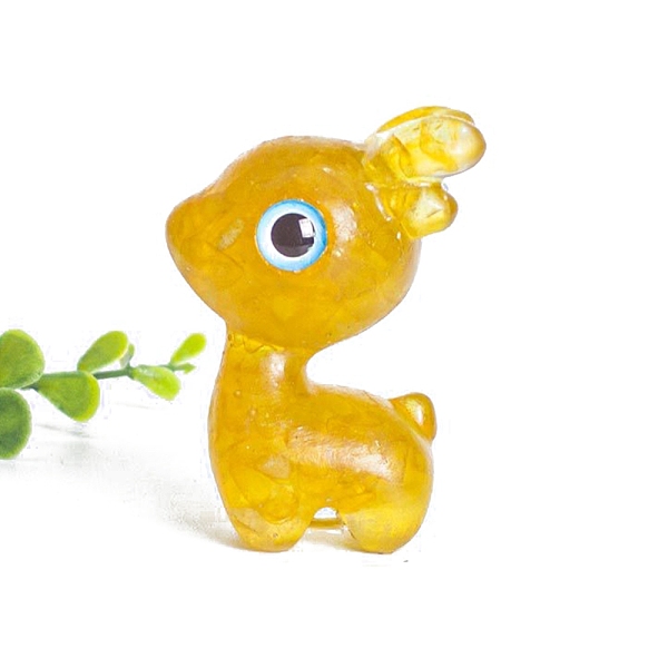 PandaHall Resin Deer Display Decoration, with Natural Citrine Chips inside Statues for Home Office Decorations, 65x45x35mm Citrine Deer Gold
PandaHall Resin Deer Display Decoration, with Natural Citrine Chips inside Statues for Home Office Decorations, 65x45x35mm Citrine Deer Gold