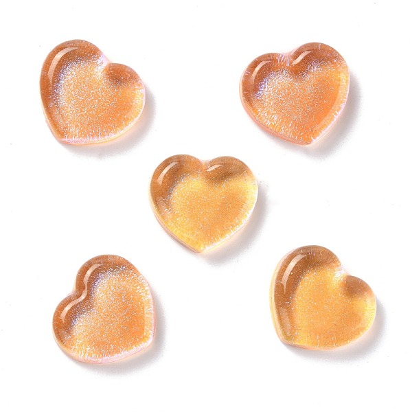 PandaHall Transparent Resin Cabochons, with Glitter, Heart, Dark Orange, 18x19.5x6.5mm Resin Heart
PandaHall Transparent Resin Cabochons, with Glitter, Heart, Dark Orange, 18x19.5x6.5mm Resin Heart