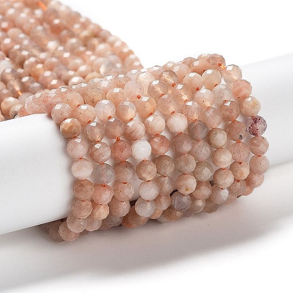 PandaHall Natural Peach Moonstone Beads Strands, Faceted, Round, 4~5mm, Hole: 0.6mm, about 94~95pcs/strand, 15.35''(39cm) Peach Moonstone...
PandaHall Natural Peach Moonstone Beads Strands, Faceted, Round, 4~5mm, Hole: 0.6mm, about 94~95pcs/strand, 15.35''(39cm) Peach Moonstone...
