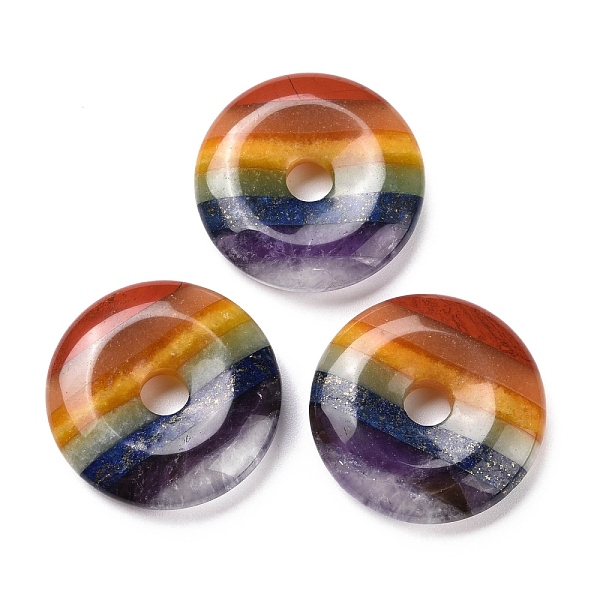 PandaHall Chakra Natural Mixed Stone Pendants, Assembled Natural Amethyst & Green Aventurine & Lapis Lazuli & Carnelian/Red Agate & Red...
PandaHall Chakra Natural Mixed Stone Pendants, Assembled Natural Amethyst & Green Aventurine & Lapis Lazuli & Carnelian/Red Agate & Red...