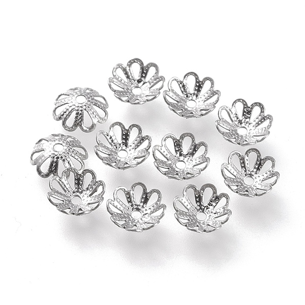 PandaHall 304 Stainless Steel Fancy Bead Caps, Multi-Petal, Flower, Stainless Steel Color, 7x7x2.5mm, Hole: 1mm. 304 Stainless Steel
PandaHall 304 Stainless Steel Fancy Bead Caps, Multi-Petal, Flower, Stainless Steel Color, 7x7x2.5mm, Hole: 1mm. 304 Stainless Steel