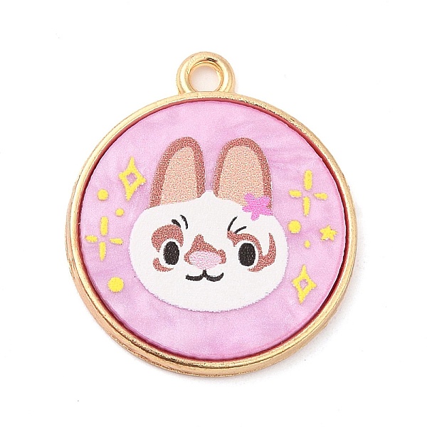 PandaHall Alloy Pendants, with Acrylic, Cadmium Free & Nickel Free & Lead Free, Flat Round, Rabbit, 23x20x2mm, Hole: 1.8mm Alloy+Acrylic...
PandaHall Alloy Pendants, with Acrylic, Cadmium Free & Nickel Free & Lead Free, Flat Round, Rabbit, 23x20x2mm, Hole: 1.8mm Alloy+Acrylic...