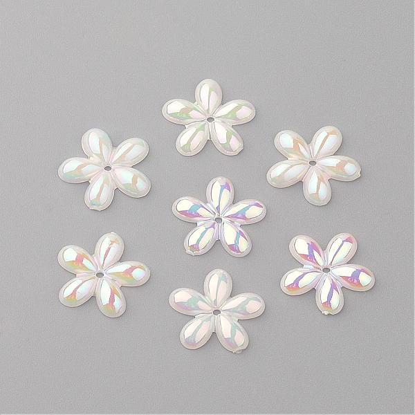 PandaHall Acrylic Beads, AB Color Plated, Flower, White, 14x14x2mm, Hole: 1mm Acrylic Flower White
PandaHall Acrylic Beads, AB Color Plated, Flower, White, 14x14x2mm, Hole: 1mm Acrylic Flower White