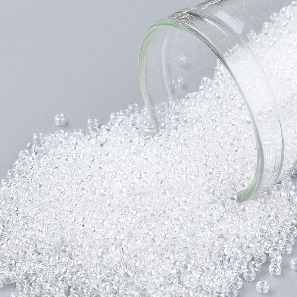 PandaHall TOHO Round Seed Beads, Japanese Seed Beads, (101) Crystal Transparent Luster, 15/0, 1.5mm, Hole: 0.7mm, about 3000pcs/10g Glass..., Clear
PandaHall TOHO Round Seed Beads, Japanese Seed Beads, (101) Crystal Transparent Luster, 15/0, 1.5mm, Hole: 0.7mm, about 3000pcs/10g Glass..., Clear