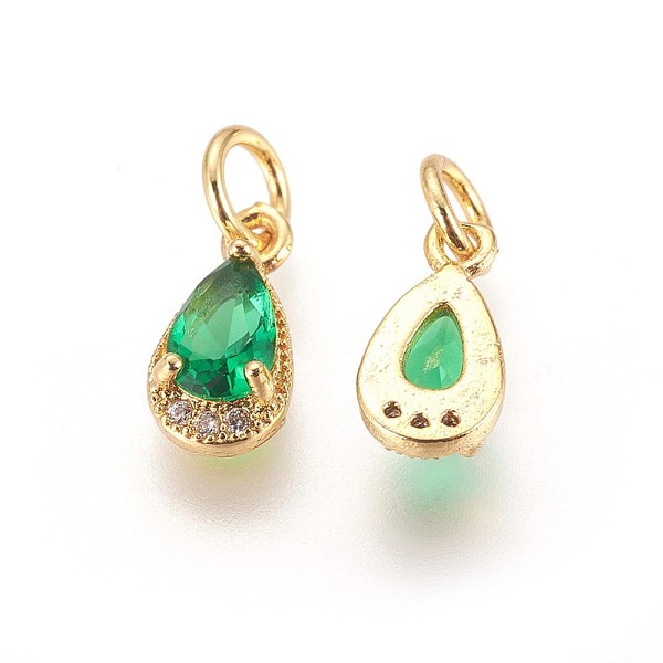 PandaHall Brass Cubic Zirconia Charms, teardrop, Golden, Green, 10.5x5.5x3.5mm, Hole: 3mm Brass+Cubic Zirconia Teardrop Green
PandaHall Brass Cubic Zirconia Charms, teardrop, Golden, Green, 10.5x5.5x3.5mm, Hole: 3mm Brass+Cubic Zirconia Teardrop Green