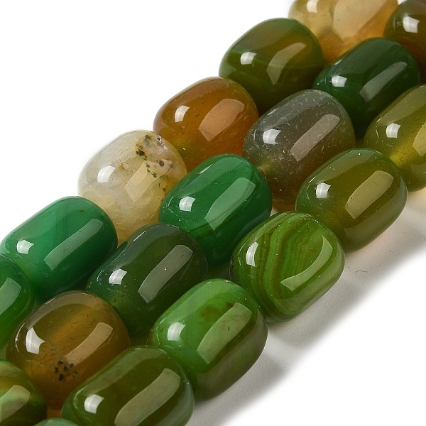 PandaHall Natural Agate Beads Strands, Dyed & Heated, Column, Dark Green, 15~16x11.5~13x11~13mm, Hole: 1.6mm, about 12pcs/strand...
PandaHall Natural Agate Beads Strands, Dyed & Heated, Column, Dark Green, 15~16x11.5~13x11~13mm, Hole: 1.6mm, about 12pcs/strand...