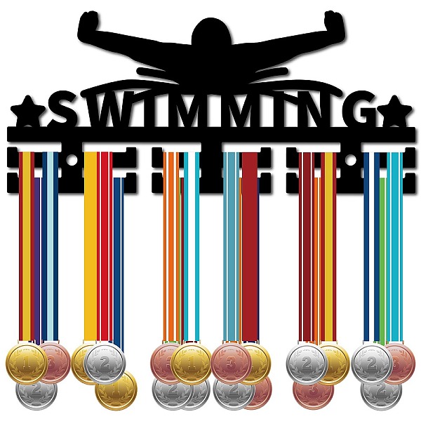 PandaHall CREATCABIN Swimming Medal Hanger Acrylic Display Medal Holder Rack Sports Hanging Athlete Awards Wall Mount Decor Over 40 Medals..., Black
PandaHall CREATCABIN Swimming Medal Hanger Acrylic Display Medal Holder Rack Sports Hanging Athlete Awards Wall Mount Decor Over 40 Medals..., Black