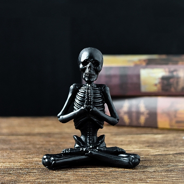 PandaHall Resin Yoga Skeleton Figurines, for Home Office Desktop Decoration, Black, 110x55x130mm Resin Skeleton Black
PandaHall Resin Yoga Skeleton Figurines, for Home Office Desktop Decoration, Black, 110x55x130mm Resin Skeleton Black